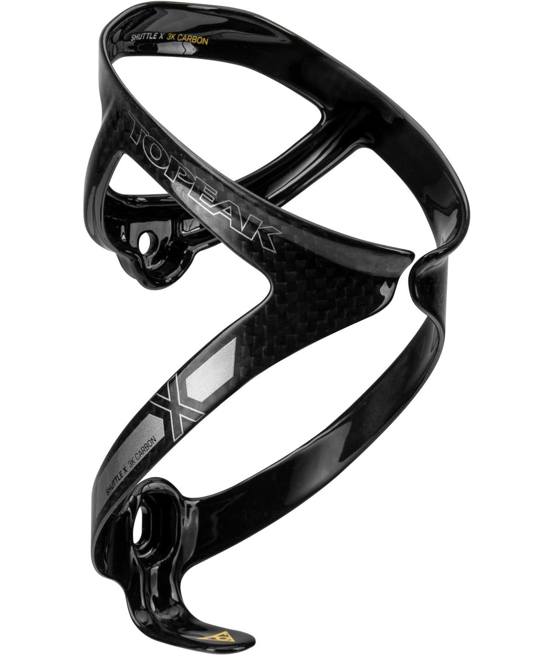 Topeak Shuttle Cage X 3K Carbon Flaschenhalter, Sport und Outdoor, Schwarz, 14 x 8 x 5,7 cm