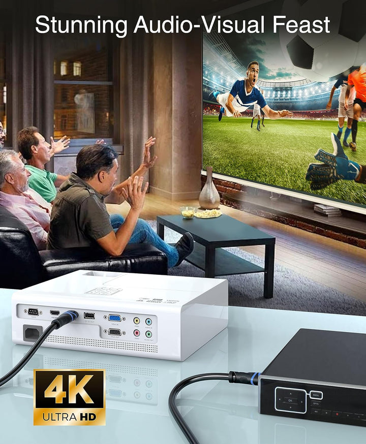 BlueRigger Hochgeschwindigkeits-HDMI-Kabel für die Wand, CL3, unterstützt 4 K, Ultra HD, 3D, 1080 p,