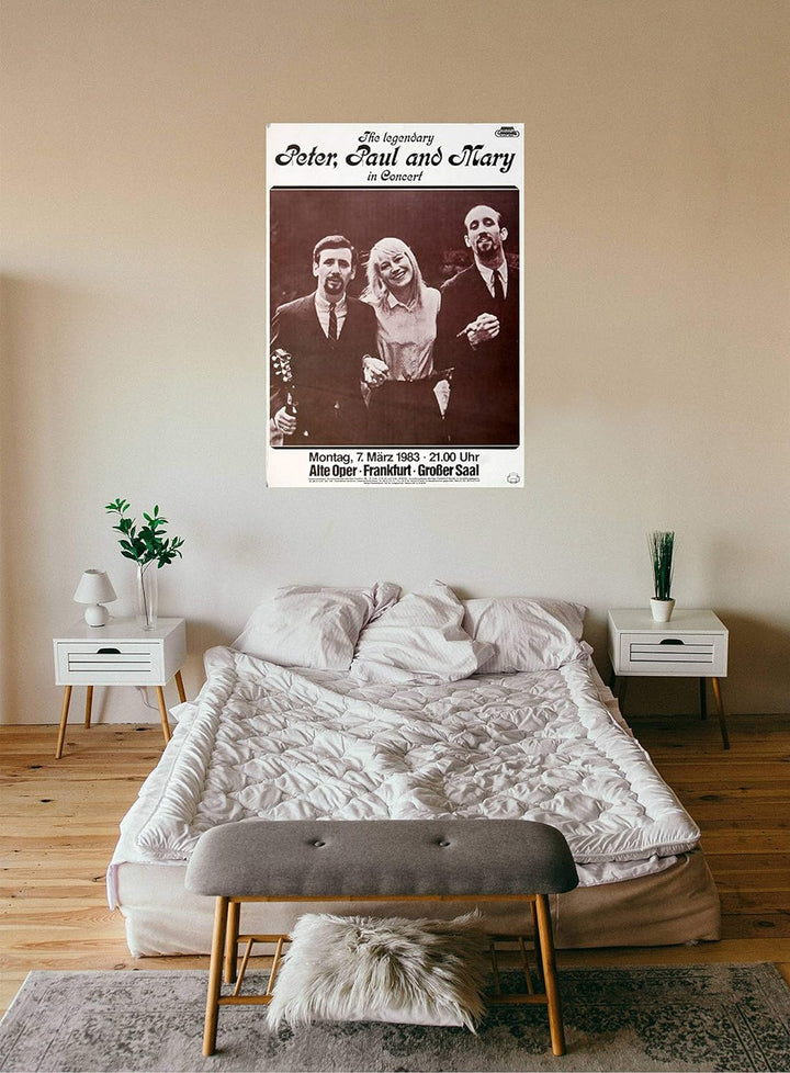 Peter, Paul and Mary - Such is Love, Frankfurt 1983 » Konzertplakat/Premium Poster | Live Konzert Ve