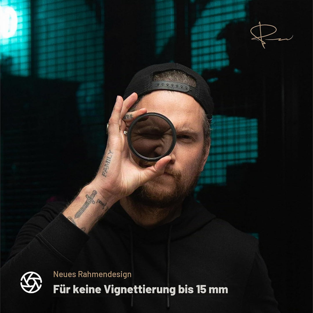 PolarPro - Vario VND - 77 mm - 6/9 Blenden - MIST Edition II - Peter McKinnon - Null Vignettierung -