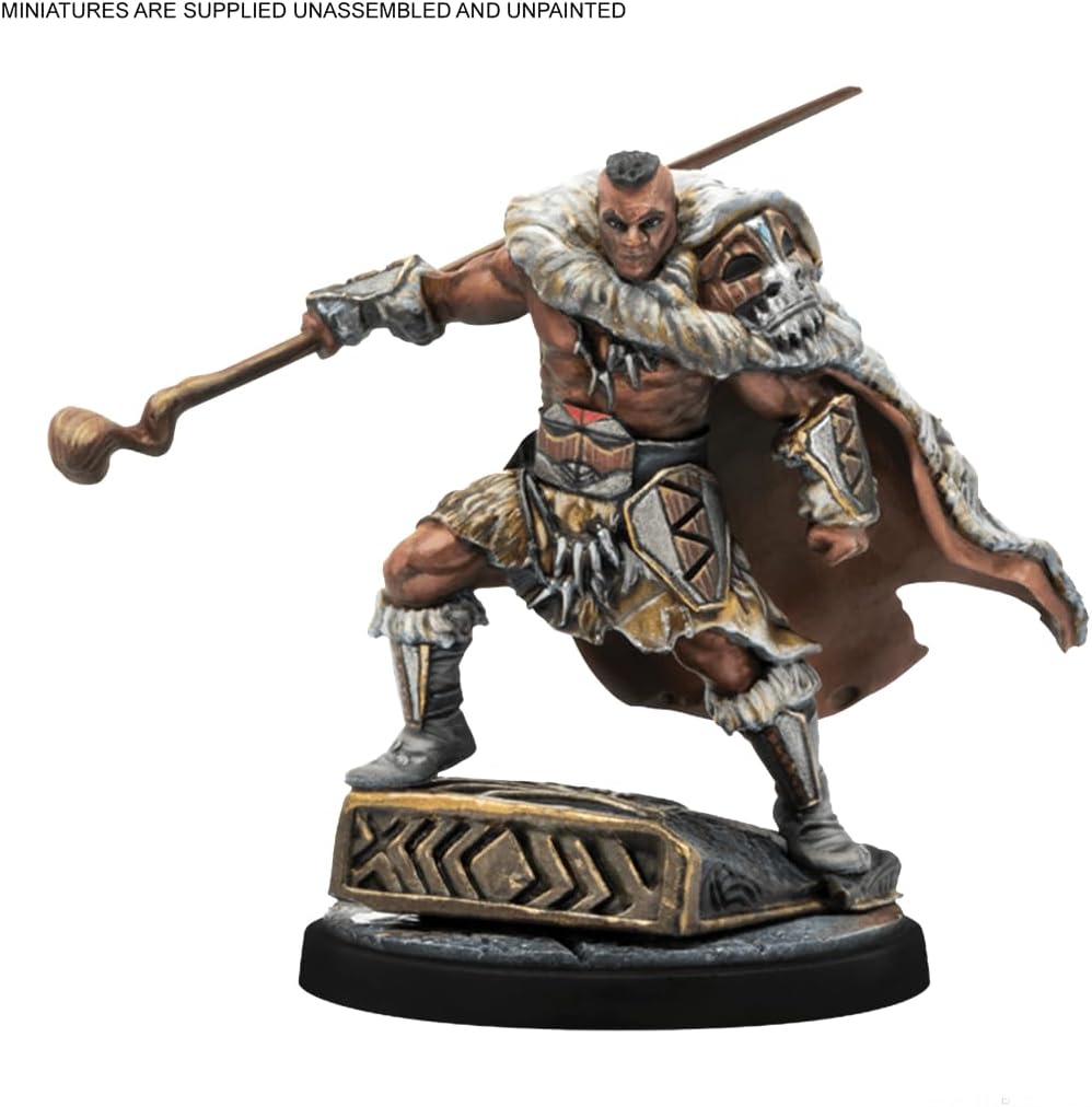 Atomic Mass Games Marvel Crisis Protocol Klaw & M'Baku Character Pack,Miniatur-Kampfspiel,Strategies