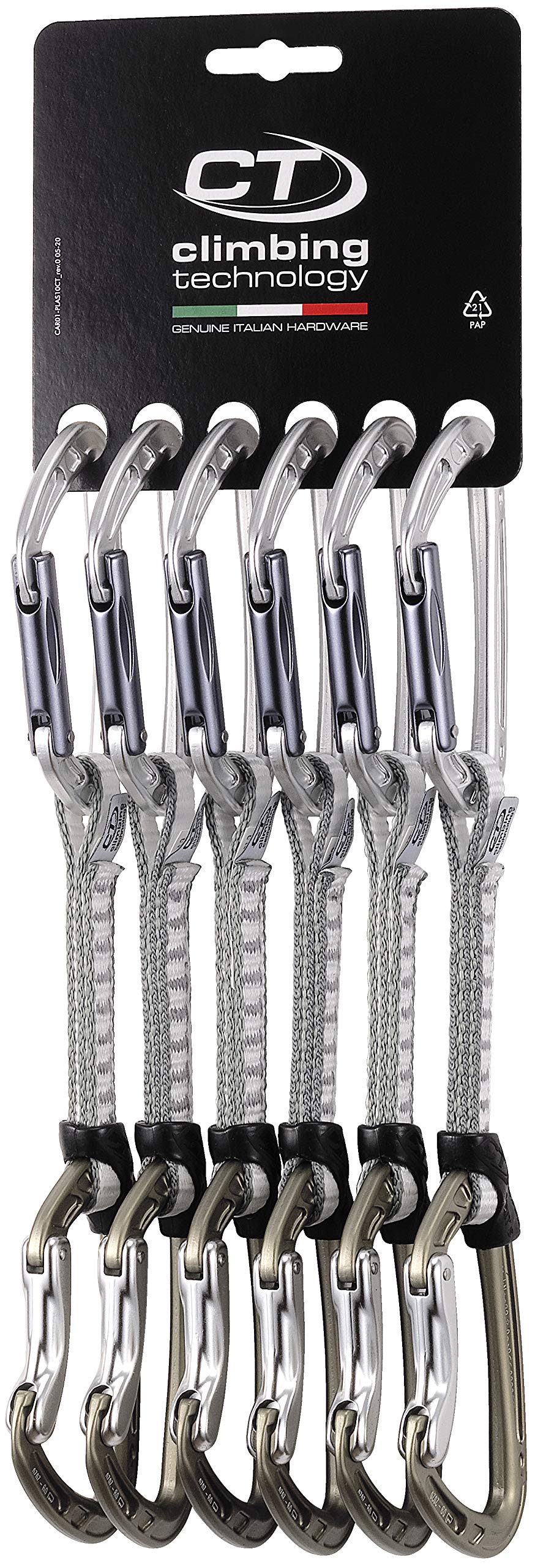 Climbing Technology Aerial Pro Set DY HC, Unisex - Erwachsene, Silber/Braun, 12 cm