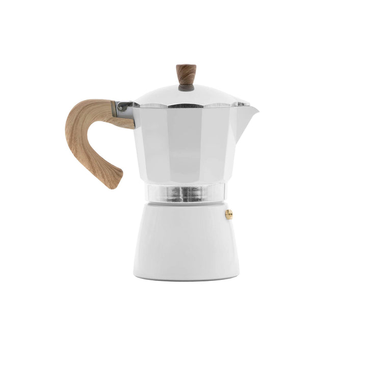 Cafetera express HOLA color Blanco en aluminio, 6