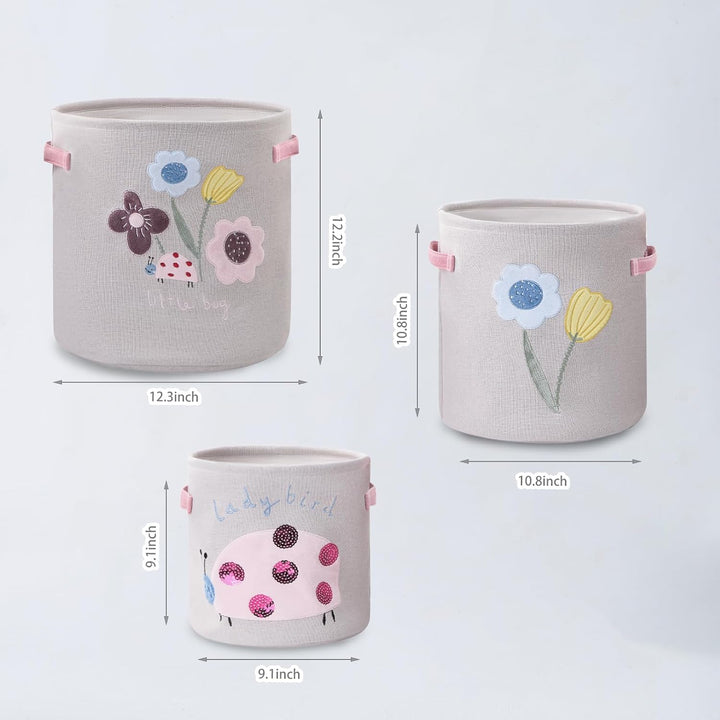 AOFANGSHIYE 3 Pcs kleine Aufbewahrungskörbe, gewebte Körbe, Hamper Körbe für Geschenke leer, Spielze