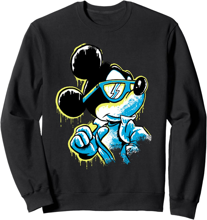 Disney Mickey Mouse Icy Cool Paint Drip Sweatshirt