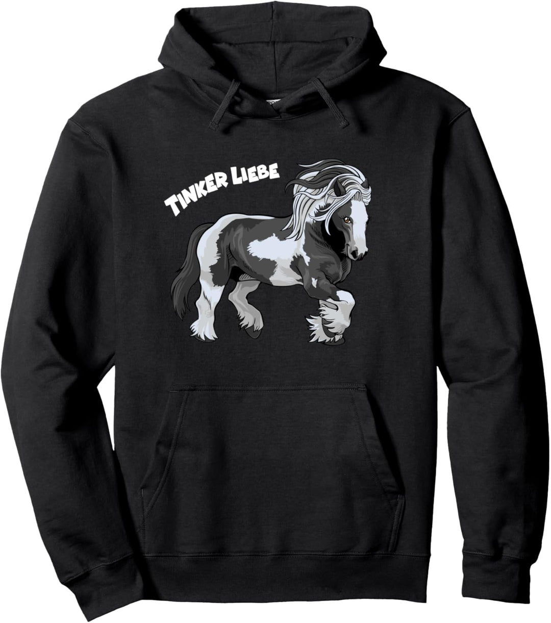Tinker Liebe Reiterin Pferd Pony Reiten Pullover Hoodie