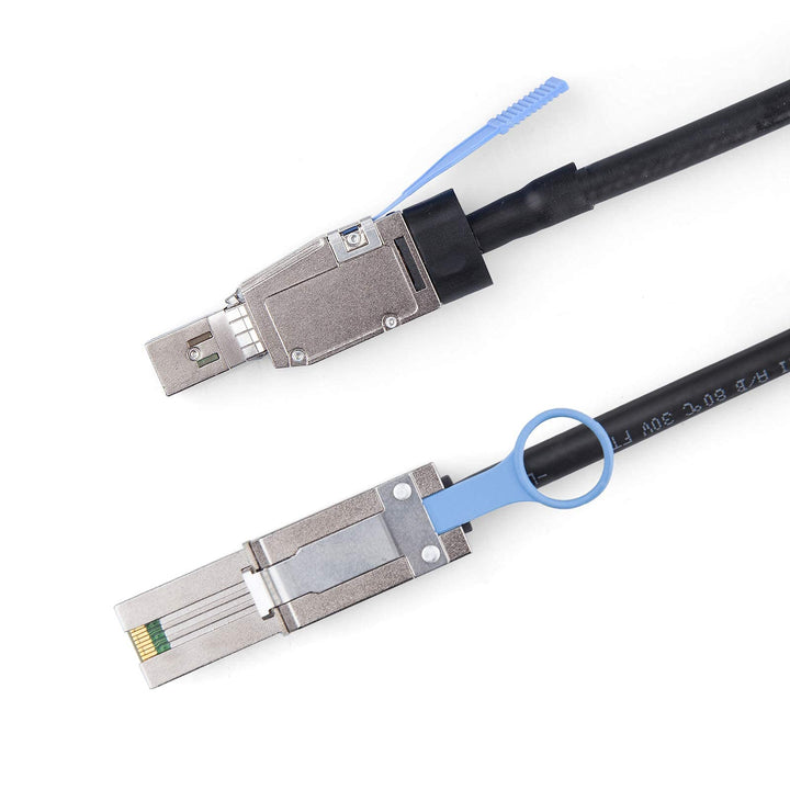 10Gtek® External Mini SAS HD SFF-8644 zu Mini SAS SFF-8088 Hybrid Kabel, 2-Meter(6.5-ft) 2m SFF-8644