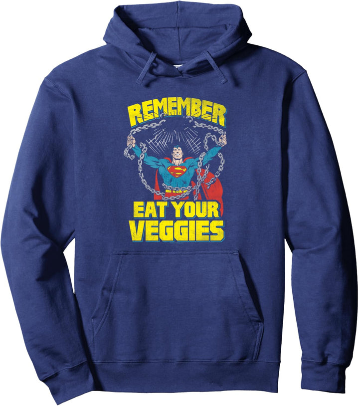 Superman Veggie Power Pullover Hoodie