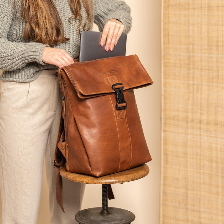 The Chesterfield Brand Savona - Rucksack 15" 40 cm Cognac, Cognac