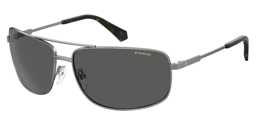 Polaroid Unisex Sonnenbrille 63 Dark Ruthenium, 63 Dark Ruthenium