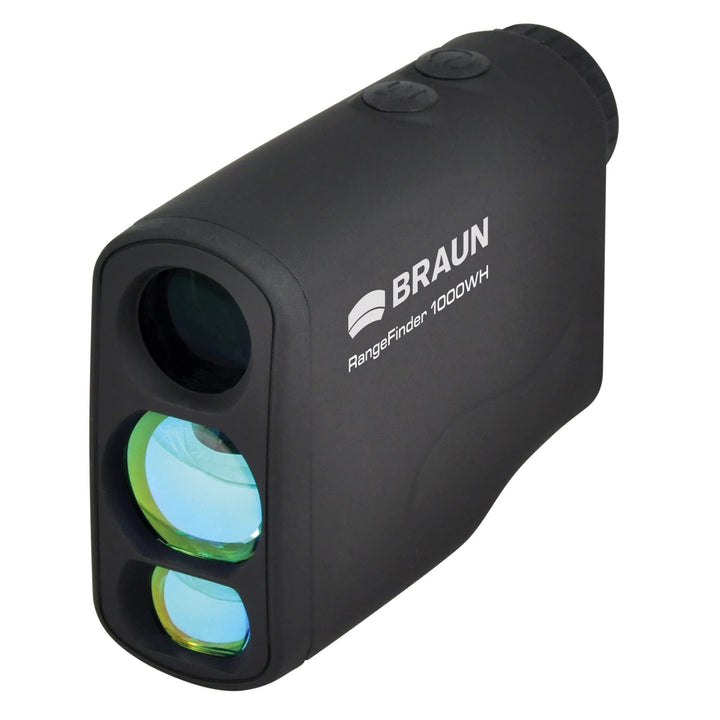 Braun Photo Technik Entfernungsmesser/Rangefinder 1000WH mit 6-facher Vergrösserung, 20176