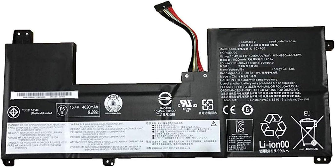 L17C4PG2 L17M4PG2 L18C4PG1 5B10Q88556 5B10Q88558 5B10T11520 5B10W67371 5B10W67206 Laptop-Akku-Ersatz