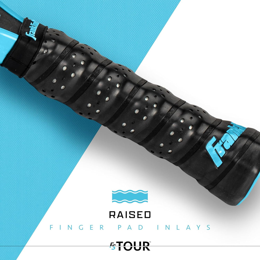 Franklin Sports Pro Pickleball Paddles - FS Tour Series Raw Carbon Fiber T700 - USA Pickleball Appro