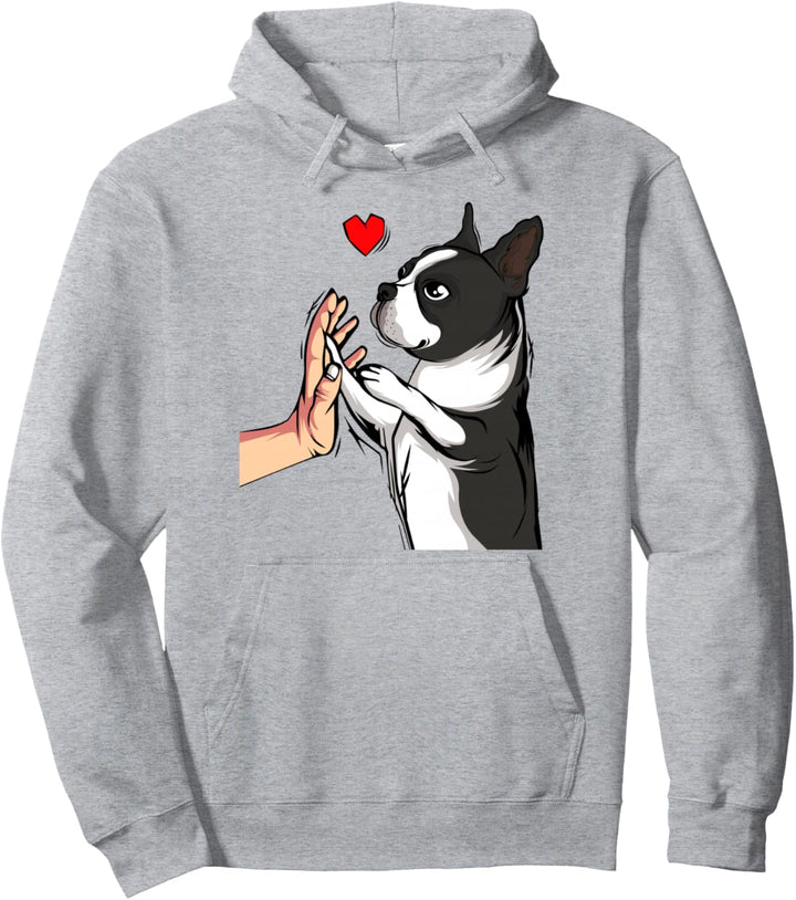 Boston Terrier Hunde Liebe Frauchen Pullover Hoodie