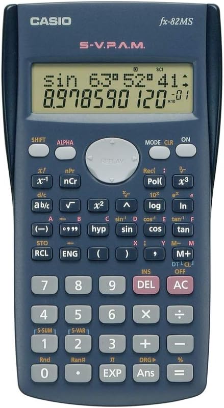 Casio FX-82MS Wissenschaftlicher Taschenrechner,