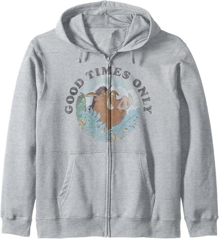 Disney Lion King Timon & Pumba Good Times Only Kapuzenjacke