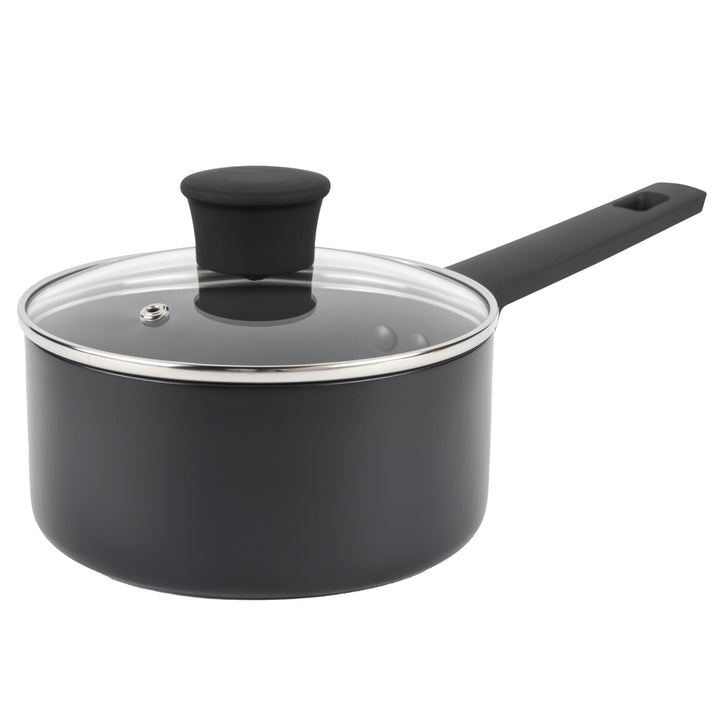 Russell Hobbs RH02840EU7 18cm Non-Stick Saucepan – Induction Pan, Tempered Glass Lid & Steam Vent, H