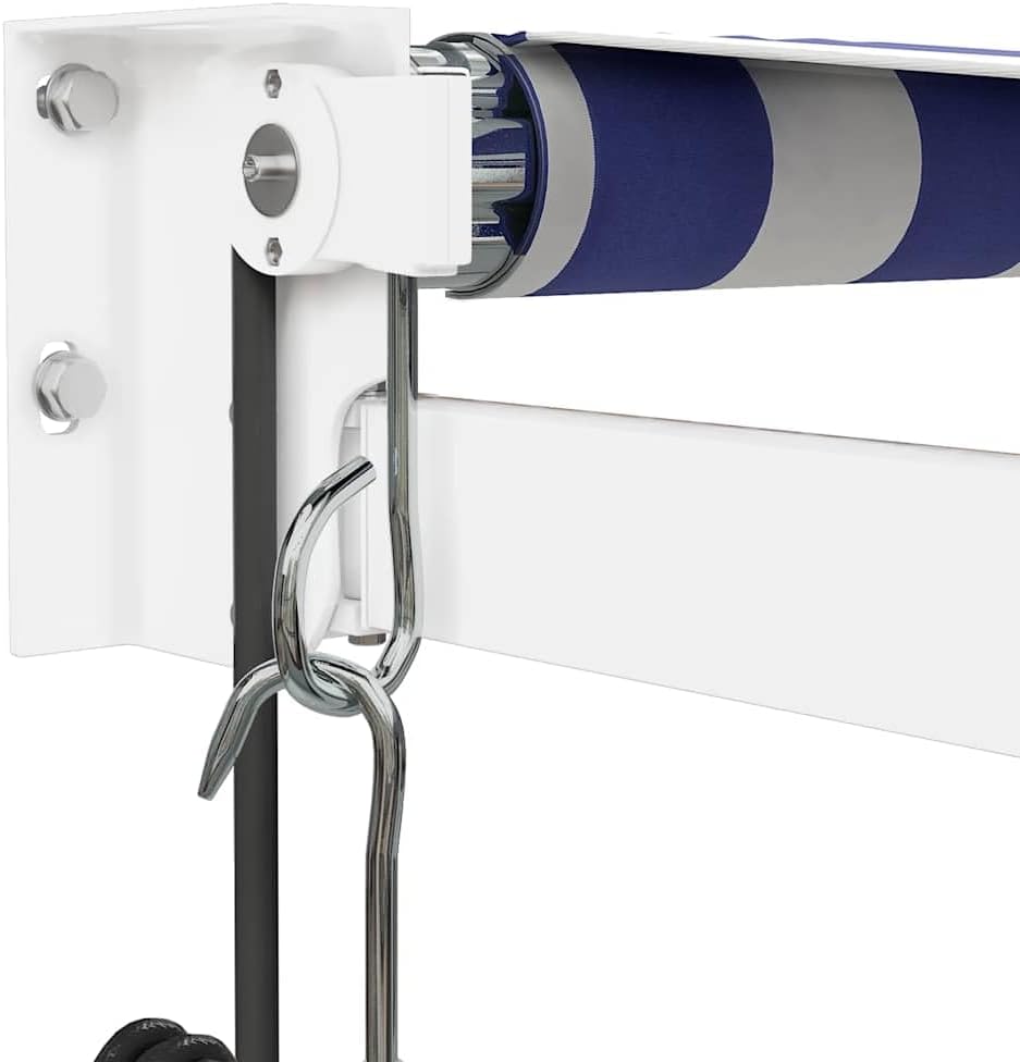 vidaXL Markise, Sonnenmarkise mit Kurbel Automatisch, Gelenkarmmarkise für Terrasse Balkon, Sonnensc