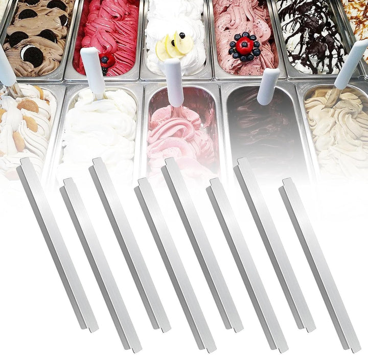 Bain-Marie-Trennwände,8 Stück Edelstahl-Trennstäbe Für Dampftischwannen | Zubehör Für Gewerbliche Kü