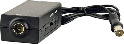 Schwaiger ZA8970 011 Aktiv DVBT-Zimmerantenne mit Klavierlack Optik (45 dB) schwaz