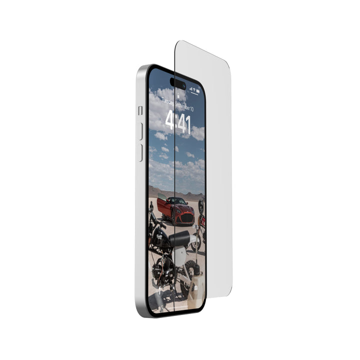 Urban Armor Gear UAG PLUS Tempered Glass Displayschutzfolie Apple iPhone 14 Pro Max [9H zweifach geh