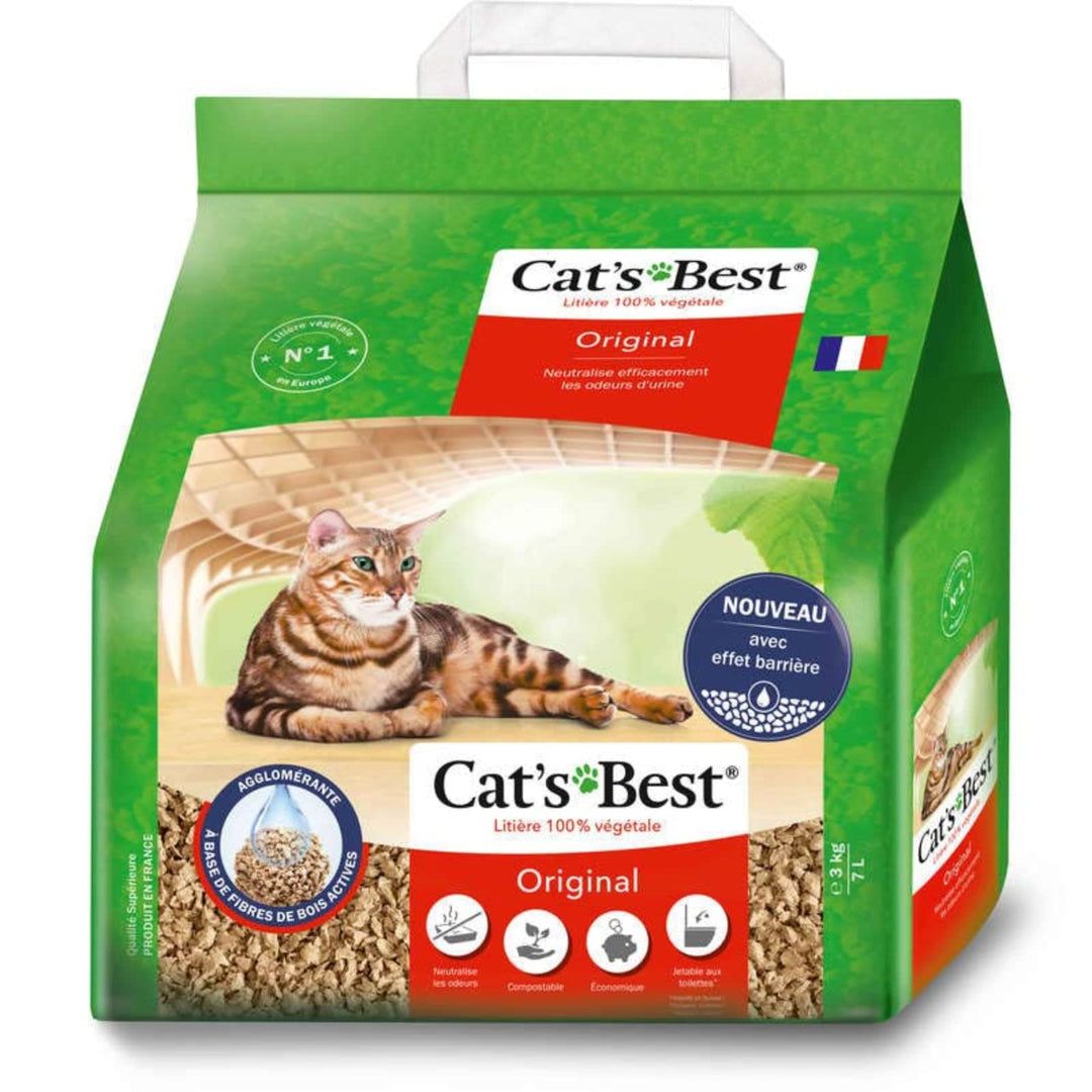 Cat's Best Original pflanzliches Katzenstreu, klumpend, 3 kg