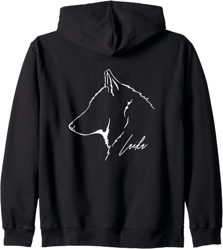 Sibirischer Laika Profil Hunderasse Team Hunde Kapuzenjacke