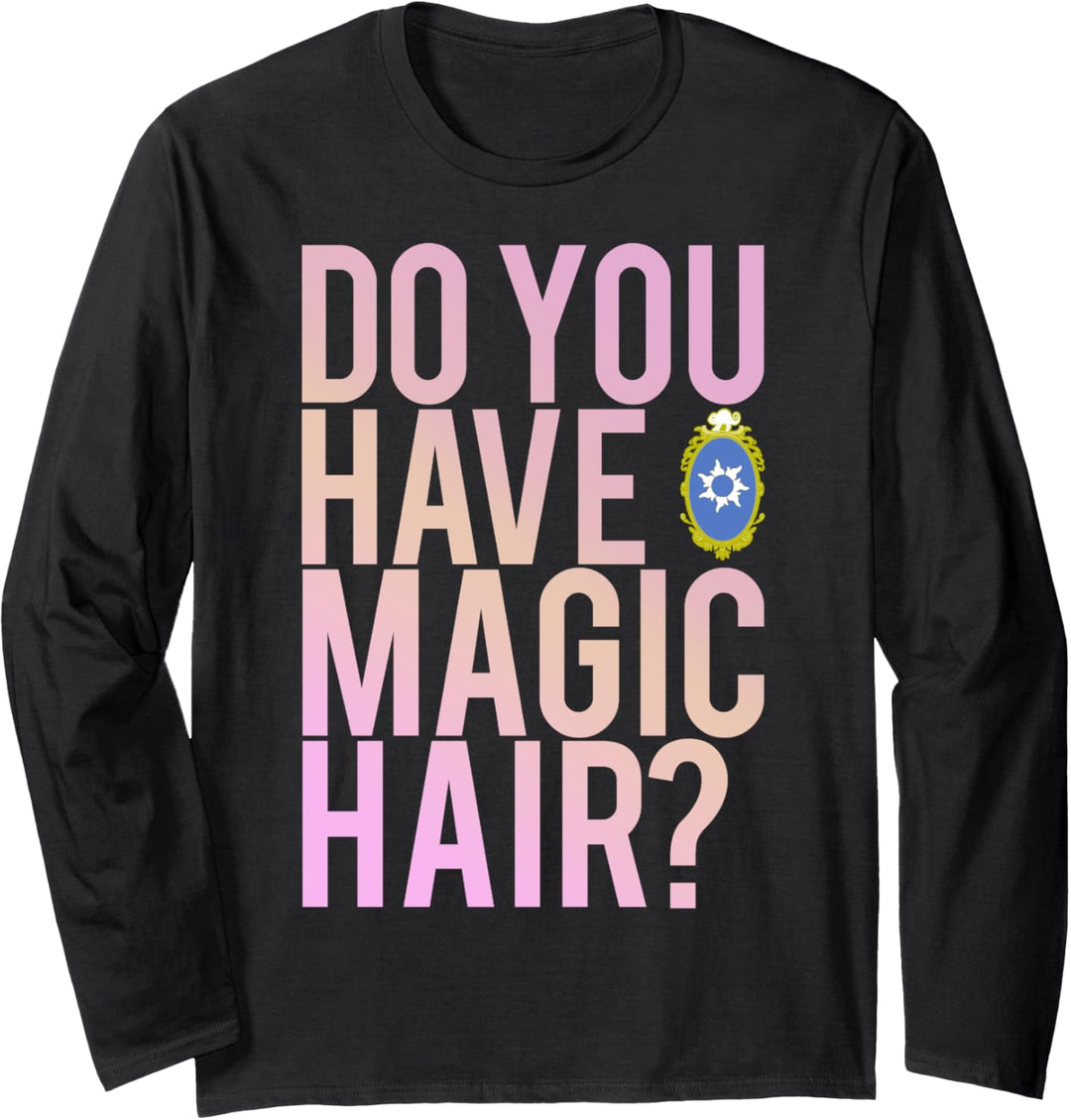 Disney Wreck-It Ralph 2 Rapunzel Do You Have Magic Hair Text Langarmshirt