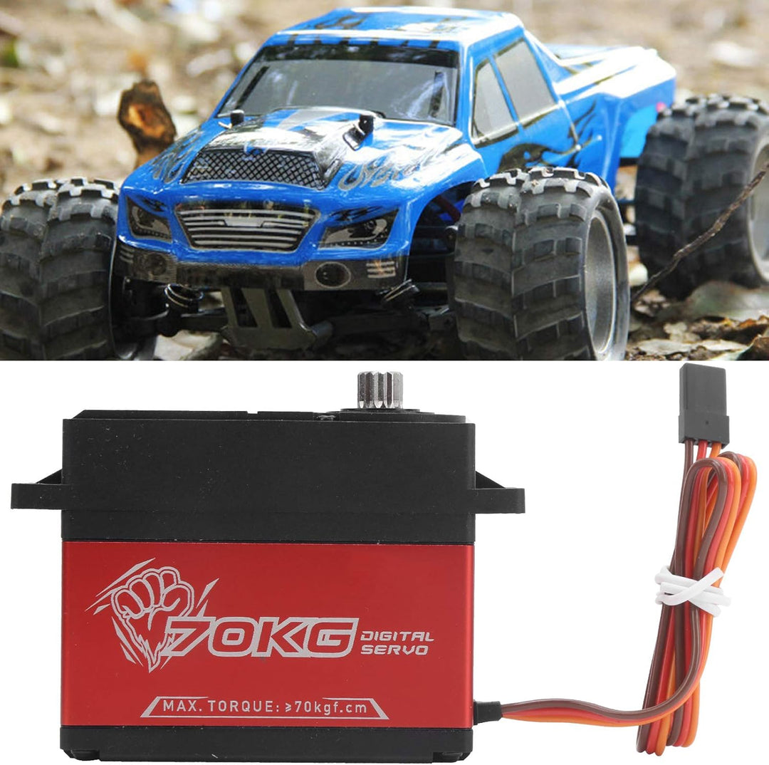 Entatial RC Auto Servo, High Torsion Servo Kunststoff Aluminium für Werkstatt für 1/5 RC Modell