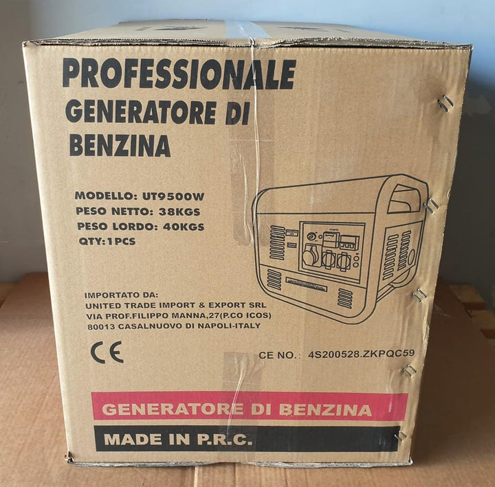 UNITED TRADE Verbrennungsgenerator / Elektrogenerator / Stromerzeuger HP 6.5 Elektrostart mit Schlüs