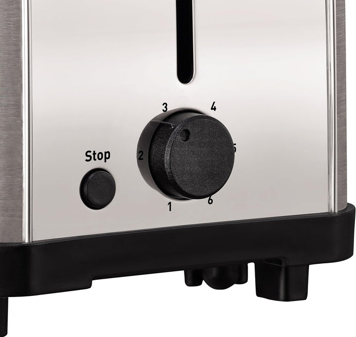 Moulinex Classic 2 Reb – Toaster, Leistung 1400 W, Edelstahl, Grau Grau 1400 W, Grau 1400 W