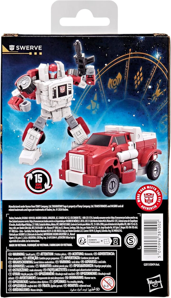 Transformers Age of The Primes Swerve, verwandelbare Deluxe-Klasse Action-Figur (11 cm), Roboter-Spi