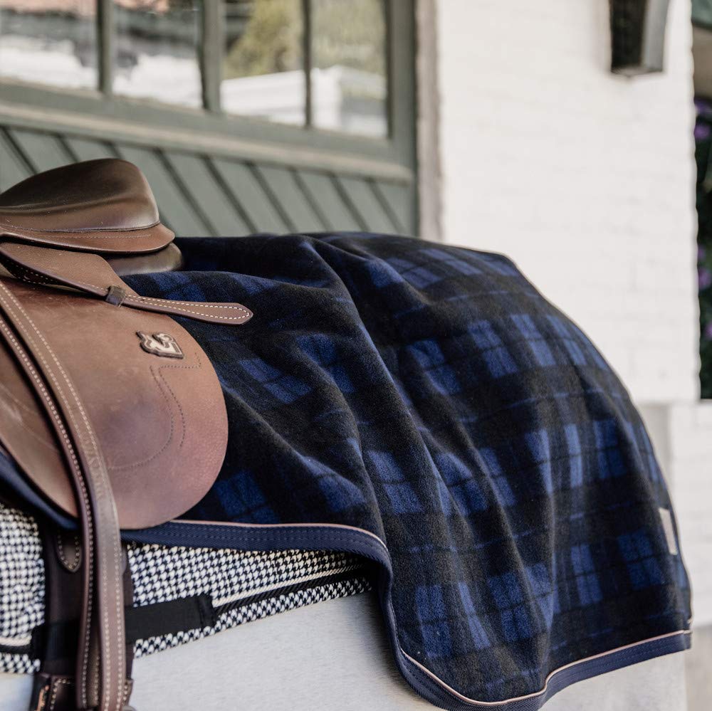 Kentucky Horsewear Heavy Fleece Ausreitdecke, Grösse:M, Farbe:Check Printing M check printing, M che