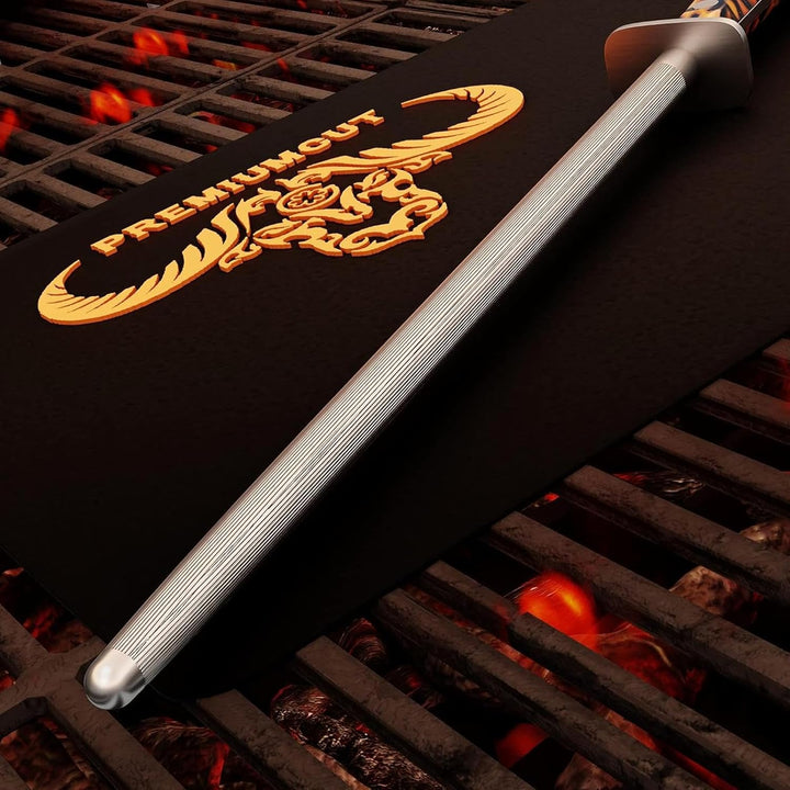 Giesser seit 1776 - Made in Germany - Wetzstahl 25 cm Spicy Orange, PremiumCut Steel No 1, Messersch