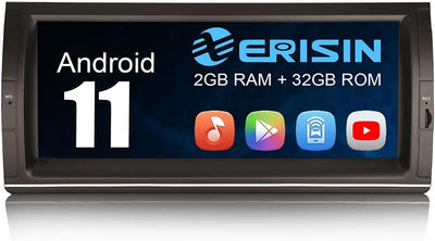 Android 11 Octa Core 2+32GB Autoradio Navi für BMW 5er X5 E53 Sat NAV DAB+Radio Carplay Android Auto