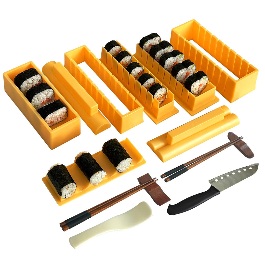 YUHE Sushi-Maker, Sushi-DIY-Form-Set – einfaches Sushi-Bastel-Set, Premium-Edition (runde Form), Run
