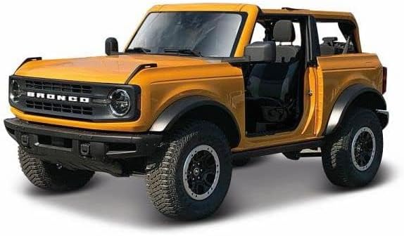 Maisto Ford Bronco Badlands (2020): Modellauto im Massstab 1:18, ohne Türen, Motorhaube und Heckklap