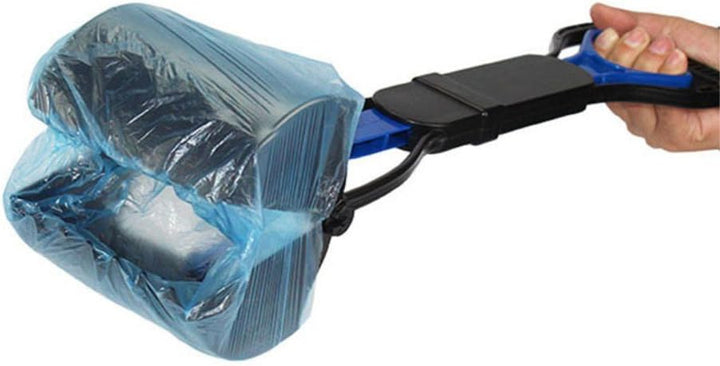 Ceasyde Hundekotschaufel, 61 cm langer Griff, solide gezahnte Zahnreinigung, Pickup-Clip, Kotschaufe