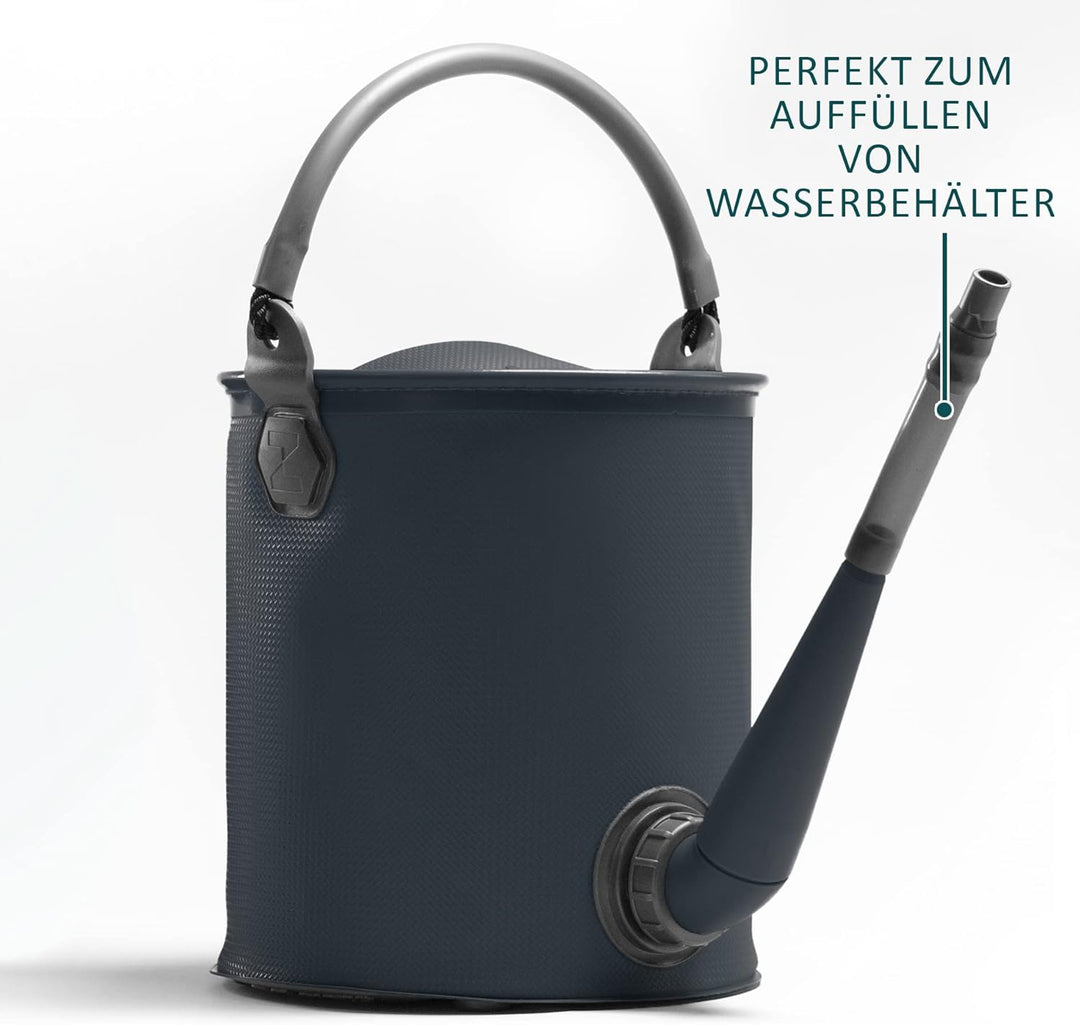 Colapz Faltbare Giesskanne &amp; Eimer für Frischwasser - Camping Ausrüstung für Zelten &amp; Festival - pra