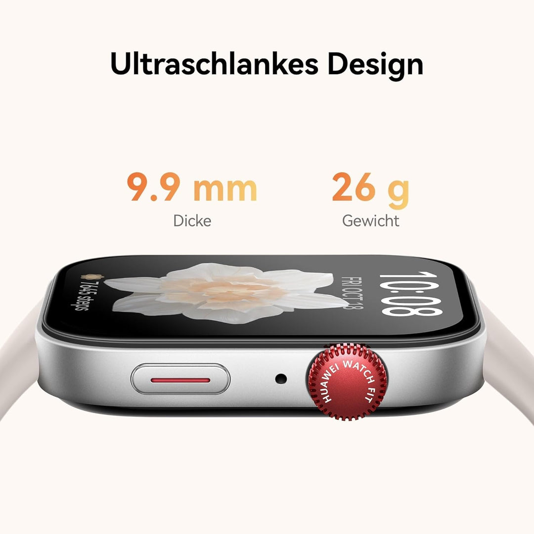 HUAWEI Watch FIT 3, 1.82″ AMOLED-Display, Ultraschlankes Design, Bluetooth-Anrufe, Bis zu 10 Tage Ak