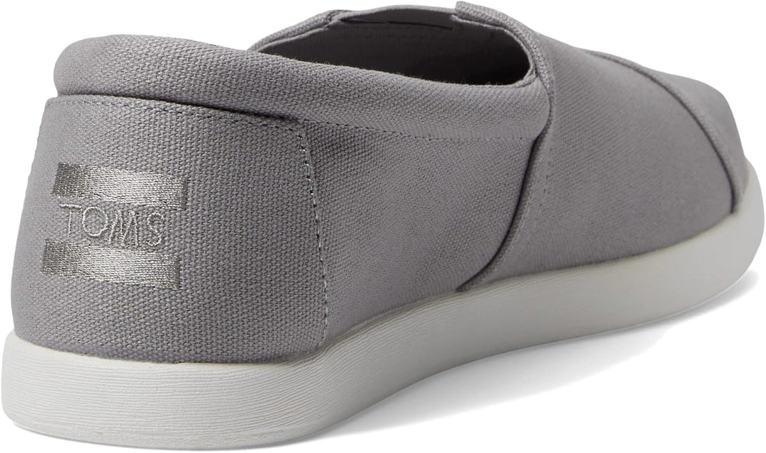 TOMS Herren Alp FWD Flacher Slipper 46 EU Grau Recycelte Baumwollleinwand, 46 EU Grau Recycelte Baum