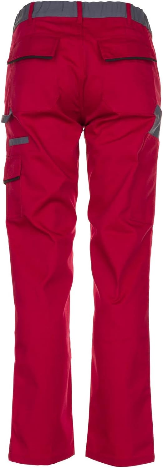 Planam Highline Damen Bundhose rot Schiefer schwarz Modell 2391 Grösse 48