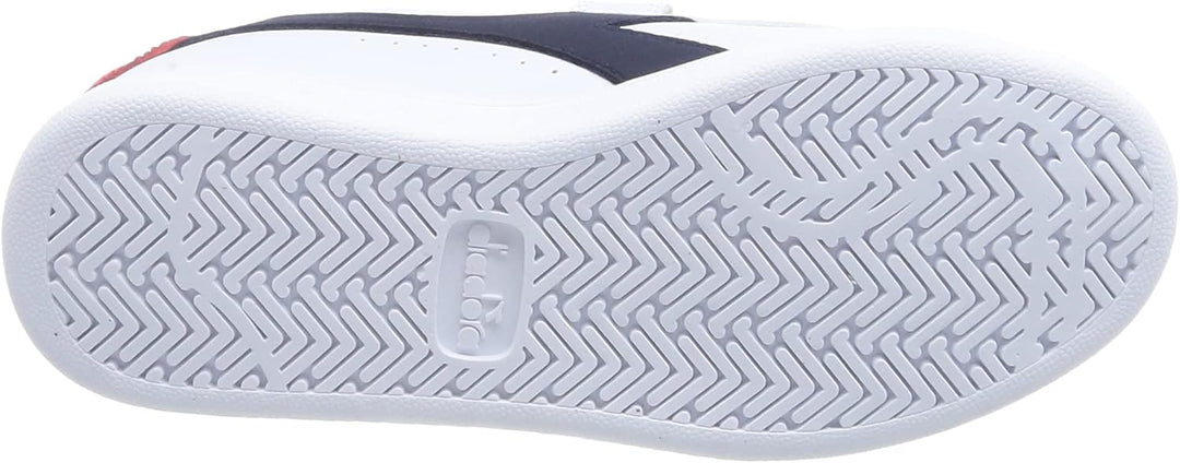 Diadora Unisex Kinder Game P Ace Ps Gymnastikschuh 34 EU White Peacoat, 34 EU White Peacoat