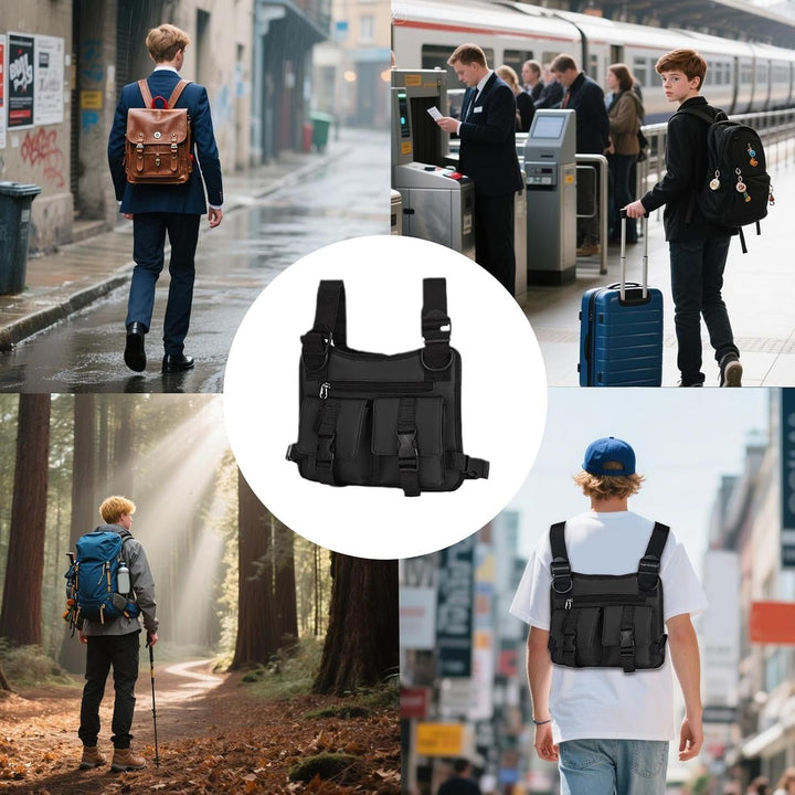 Gewichtsweste zum Spazierengehen, verstellbare, leichte Brusttasche, Gepäck und Reiseausrüstung für