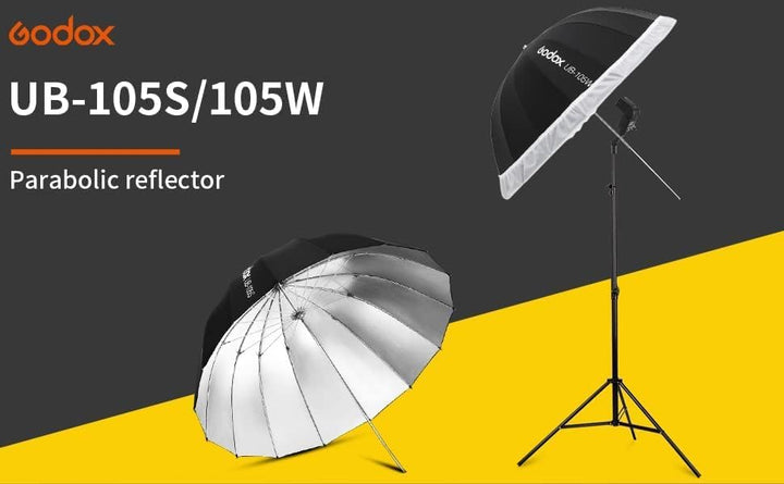 Godox 130cm Parabolic Umbrella Black&White
