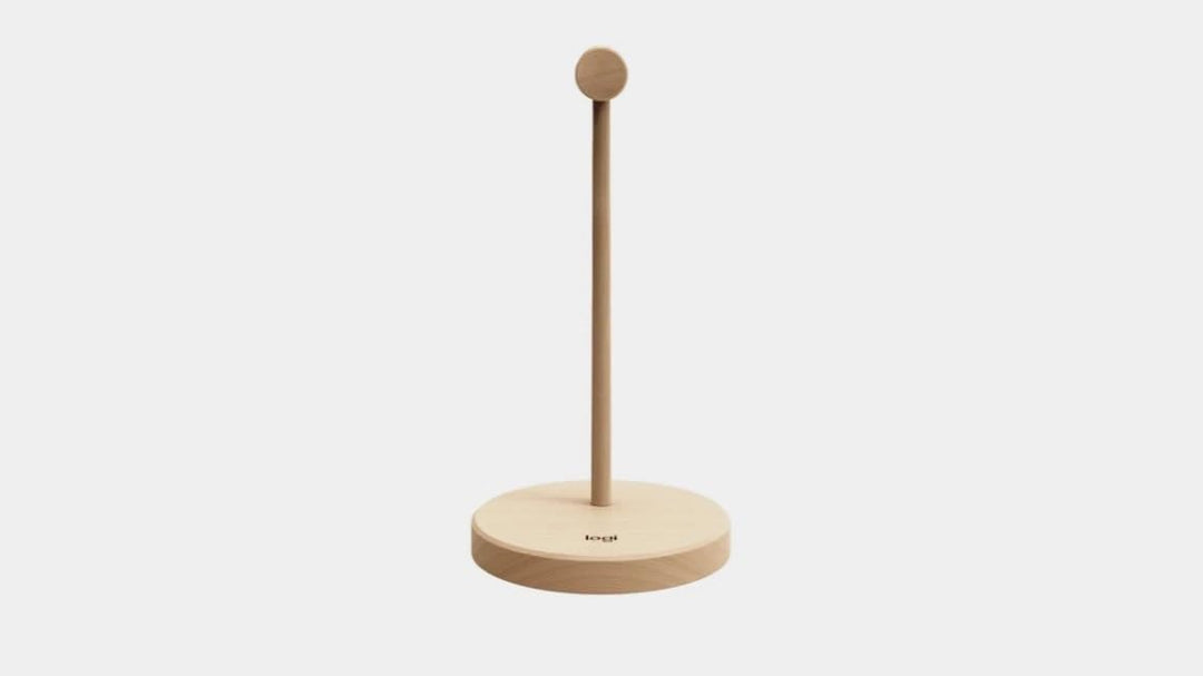 Logitech Kopfhörerständer aus Holz