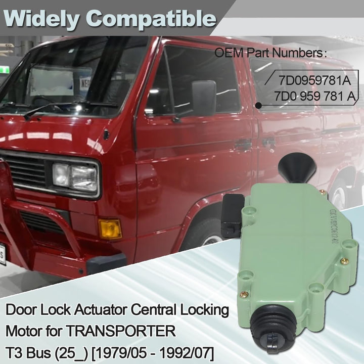 ZAMDOE 7D0959781A Stellmotor Zentralverriegelung für TRANSPORTER T3 T4 70E 70L 70M 7DE 7DL 7D 70A 70