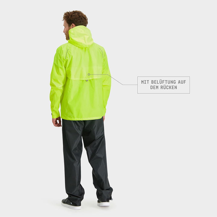 AGU Unisex Essential Passat Regenanzug, Regenkleidung Fahrrad Herren &amp; Damen, Wasserdicht &amp; Reflekti