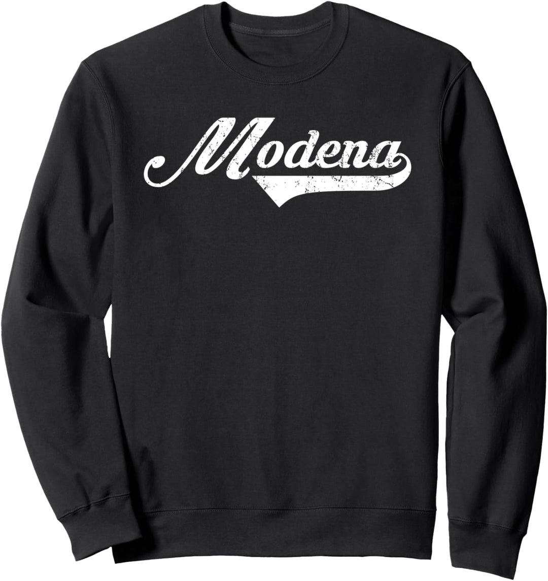 Modena Italien Stadt Vintage Design - Cool Old School Style Sweatshirt
