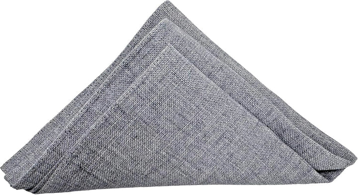 LINILI Leinen Accessoires SET: Fliege, Hosenträger, Einstecktuch- Fliege bereits gebunden, verstellb